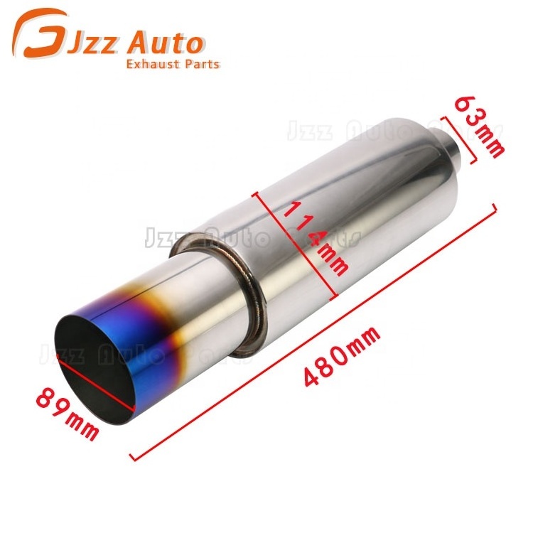 JZZ auto parts china imported exhaust pipe 2.5