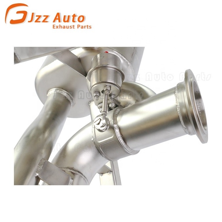 JZZ Stainless Steel exhaust Cat Back for R8 4.2 V8 FSI Gen with valve control exhaust system