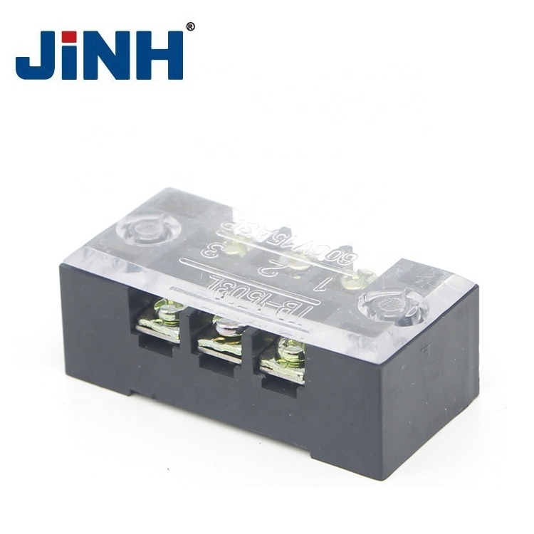 JINH China Factory TB Series Fixed Terminal Blocks Automotive Wire Connetcors Electric  Barrier Screw Terminal Block