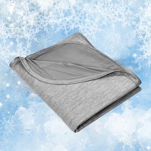 Cooling Throw Blanket for Hot Sleepers Lightweight Breathable Summer Cold Blanket for Couch Blanket Manufacturer