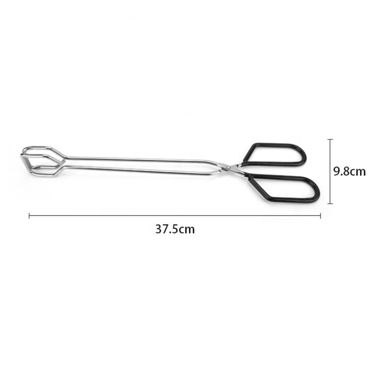 JHY Hot-sale Stainless Steel Commercial Kitchen Barbecue BBQ Grill Fire Tongs