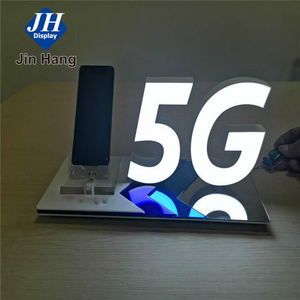 Led Acrylic Camera Display/Acrylic Led Cellphone Display Stand/Acrylic Mobile Phone Display Cabinet