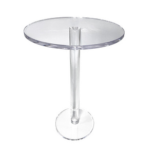 Customized Small Tea Table Small Apartment Coffee Table Transparent Round Table Outdoor Acrylic Teapoy