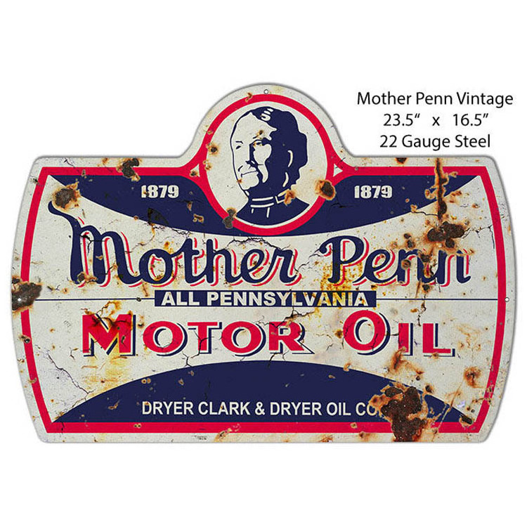 Hot sale Motor Oil Vintage Metal Tin Sign Vintage Metal Poster Die Cut Garage Plaque Pub Bar Man Cave Club Decoration