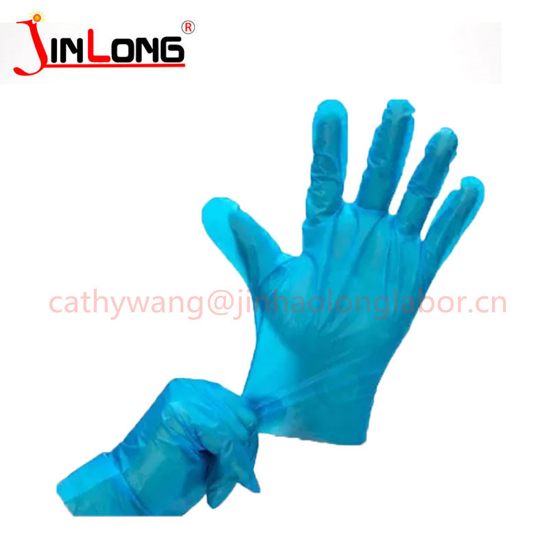 High quality  vinyl gloves Disposable TPE Plastic Gloves food  grade gloves