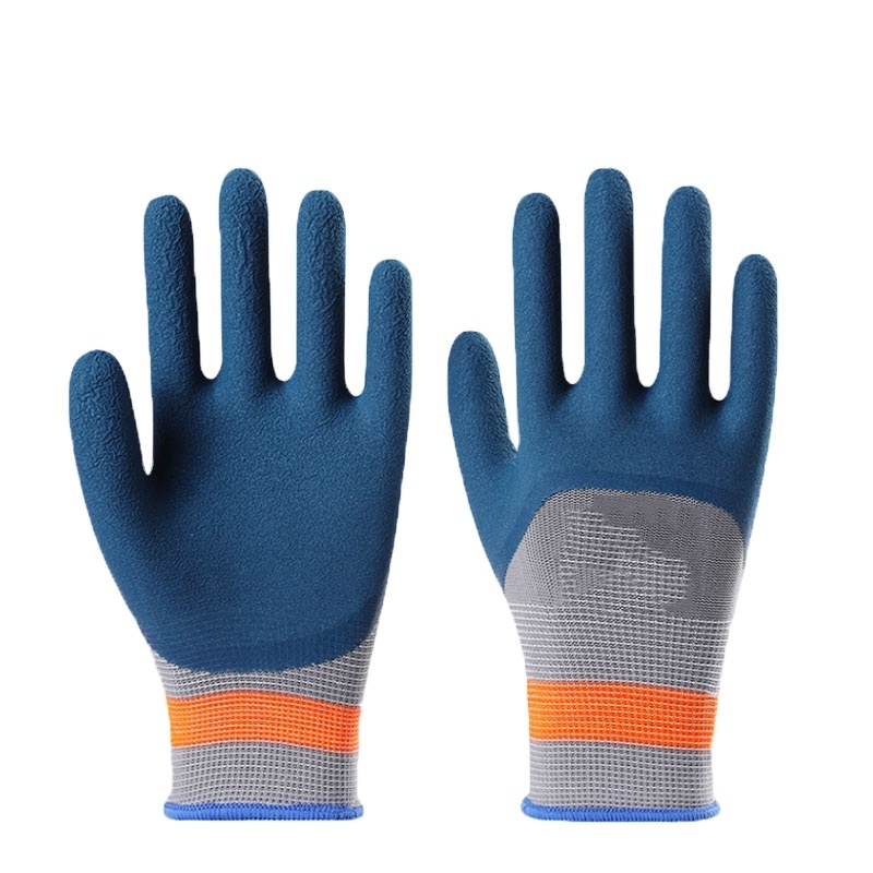 high quality 13 pin latex Tyre rubber coated Latex foam safety gloves for Garden Construction