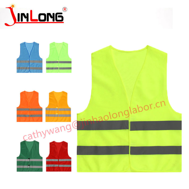 cheap price 80g Safety Construction vest  Motorcycle Running Riding  Mesh Reflective Vest