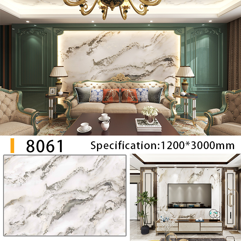 PET self adhesive wallpaper for interior decoration 1.2m*3m pvc flexible wall tiles sticker