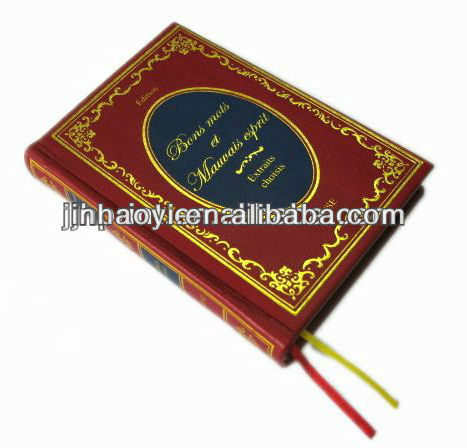 Custom hardcover Book Cover Hot sale good leather cover bible printing