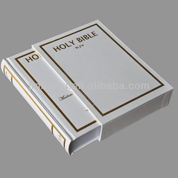 Custom hardcover Book Cover Hot sale good leather cover bible printing