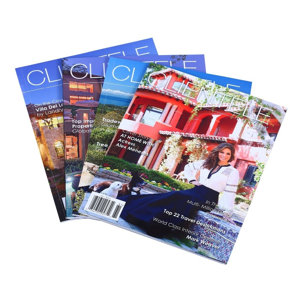 Full color custom cheap adult magazine printing service