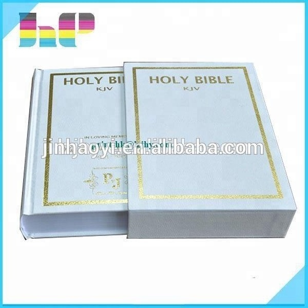 Custom Hardcover Book Cover Hot Sale Good Leather Cover Spanish Holy Bible Printing