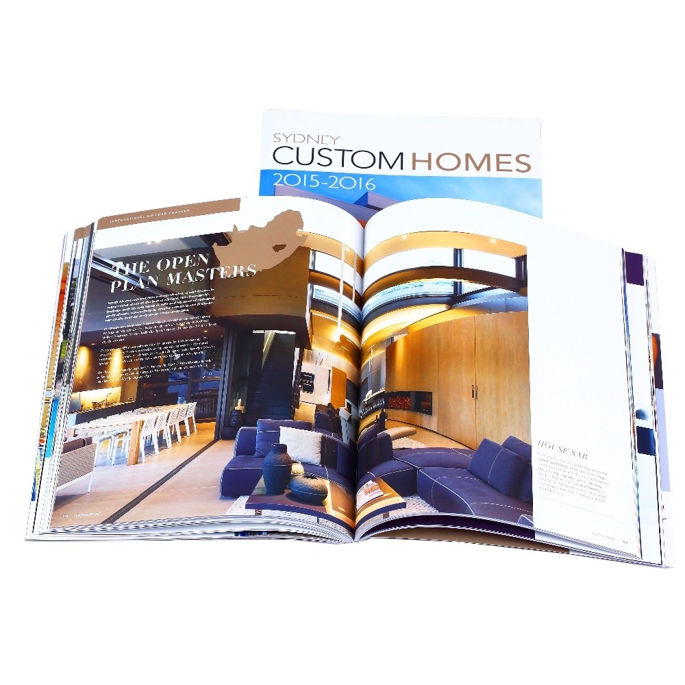 Full color custom cheap adult magazine printing service