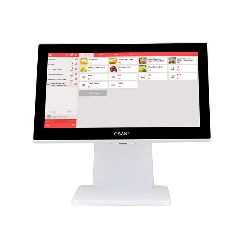 Factory Direct Sales Touch Screen Pos System Fiscal Cash Register For Small Business