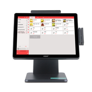 Factory Price Retail Store Cash Register Fast Food Cash Register Pos Sale Machine 15 Inch Win Pos Systems