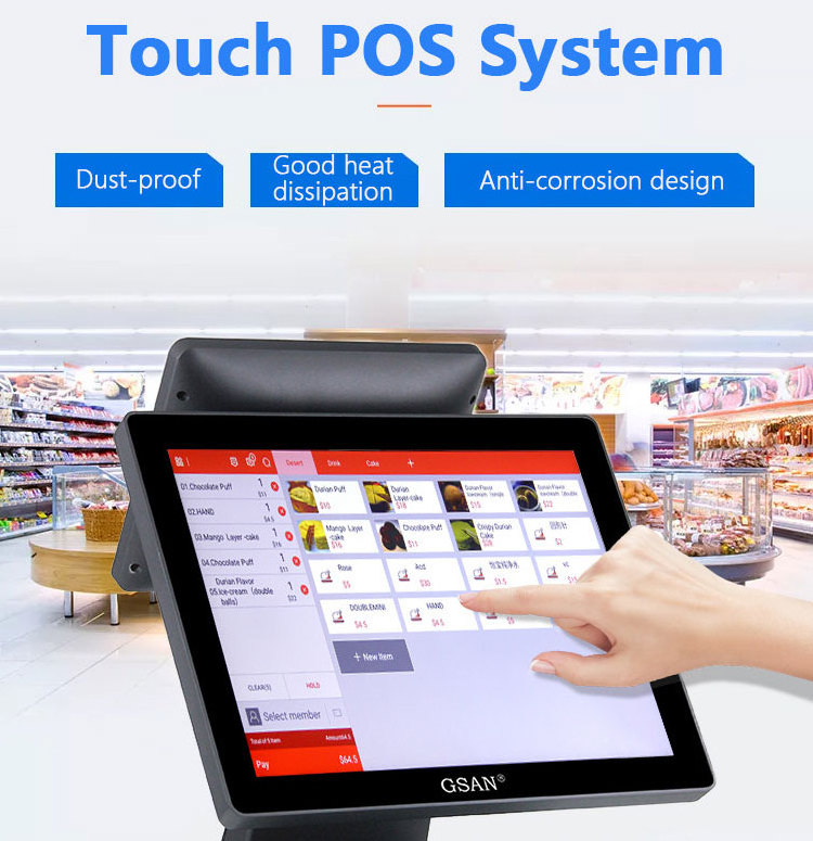 Factory price retail POS machine /15