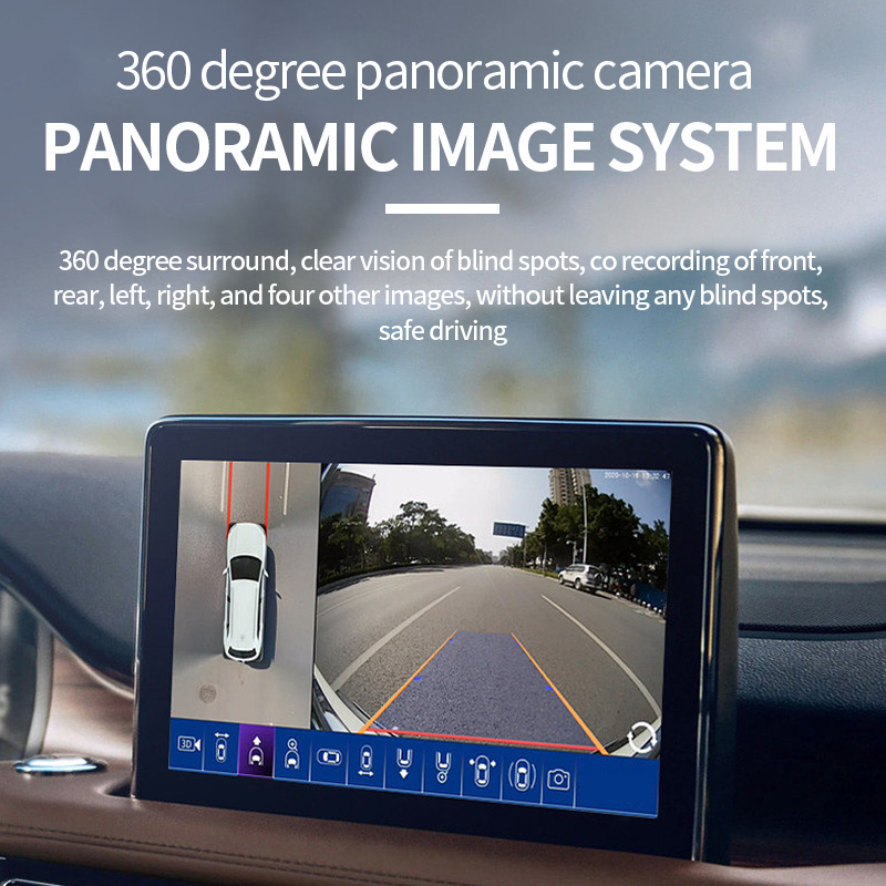 360 Surround Bird's-eye Panoramic System Waterproof 4 Camera Car Universal 360 degree Panoramic Camera