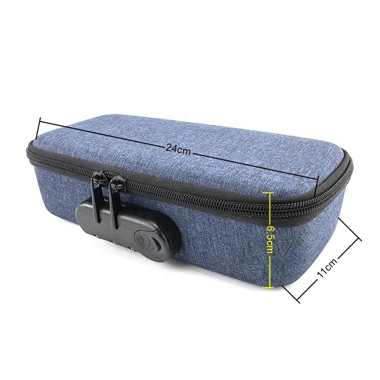 Custom Multi-function Eva Travel Carry Waterproof Hard Portable Case With Lock Zipper Case Bag