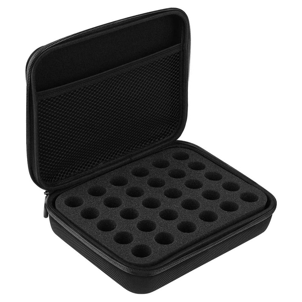 Essential Oils Storage Case 30 Grids Hard EVA Shell Essential Oil Storage Case Travel Carrying Organizer Box