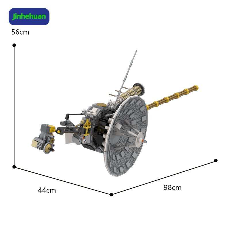 Space Probe 1:12 Scale 1-2 Spacecraft Building Model Kit MOC Solar System Missions Satellite Brick Toys Kids Xmas Gifts