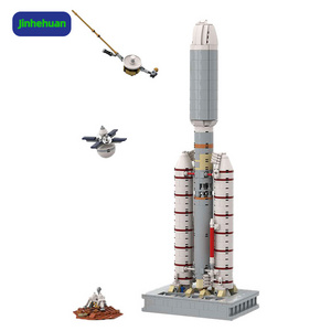 MOC-61281 IIIE Centaur 1:110 Space Building Blocks Bricks City High-Tech Model DIY Toys For Kids Boys Birthday Gifts 909PCS