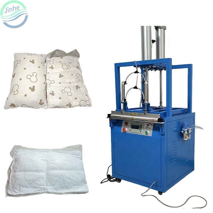 Industrial vacuum pillow clothes compressing press sealing packaging machine cushion quilt pillow compression packing machine