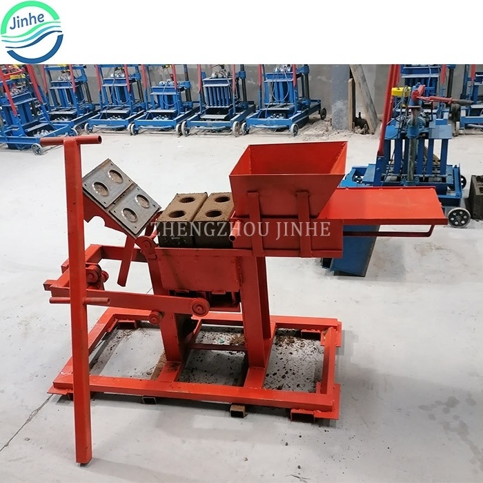 Fired red clay brick making machine with logo soil earth interlocking building block compressed making machine