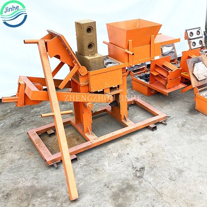 Interlocking red clay soil brick making machine manual compressed clay logo bricks earth block moulding machine