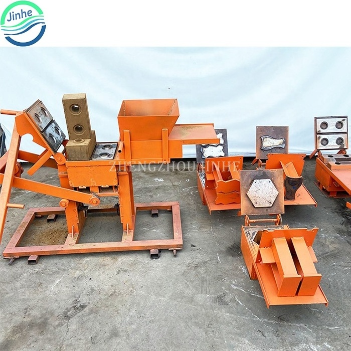 Fired red clay brick making machine with logo soil earth interlocking building block compressed making machine