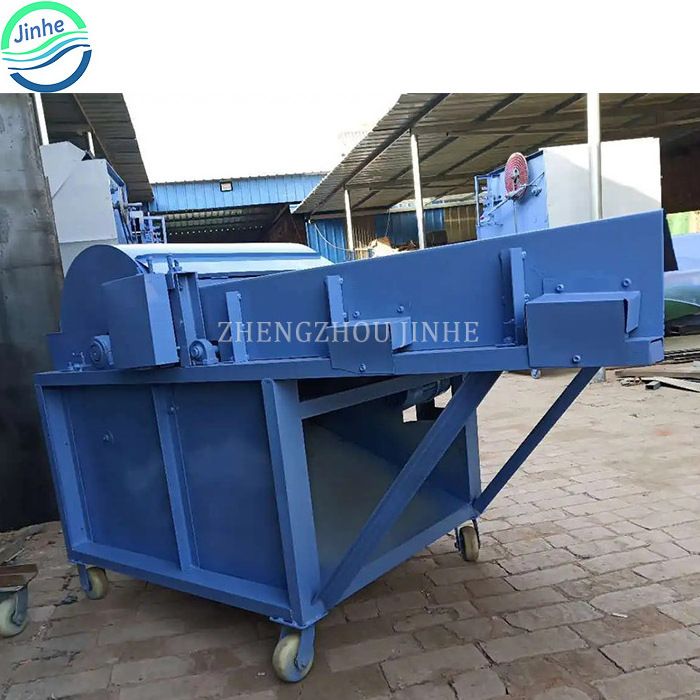 Waste cotton yarn sheep wool opener polyester fiber opening machine textile recycling old cloth and fabric wool opening machine