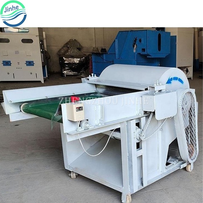 Waste cotton yarn sheep wool opener polyester fiber opening machine textile recycling old cloth and fabric wool opening machine