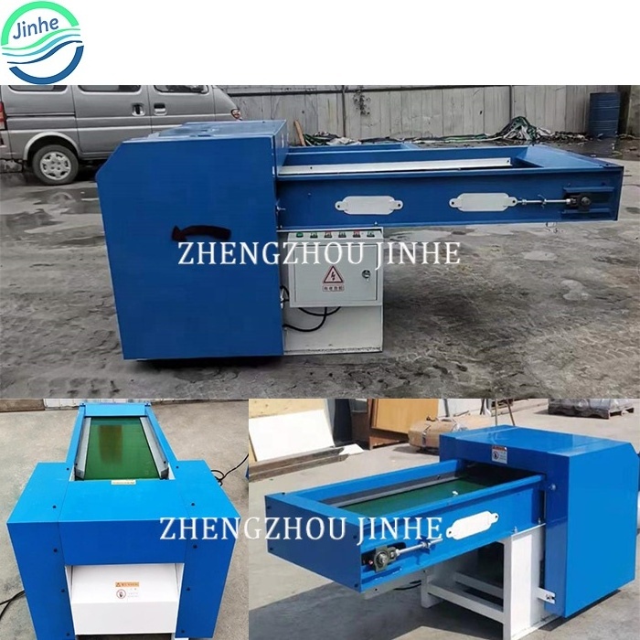 Polyester fiber opener blowing pillow filling machine waste cotton fiber wool opening carding pillow making production line