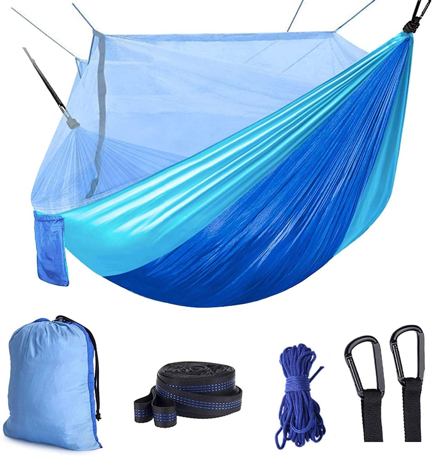 Hot Sale Outdoor Camping Nylon Aluminium with Mosquito Net Hammock for Sale