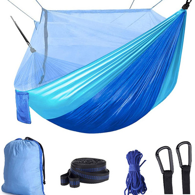 Hot Sale Outdoor Camping Nylon Aluminium with Mosquito Net Hammock for Sale