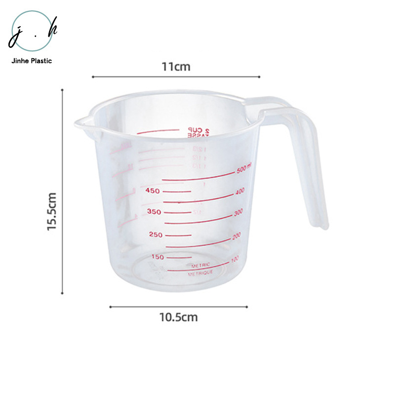 High Quality Multi-purpose 3 Capacity Options 1000ML Digital Plastic Measuring Cups With Handle