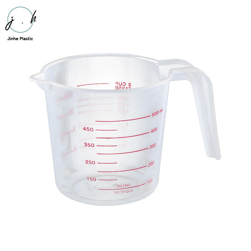 High Quality Multi-purpose 3 Capacity Options 1000ML Digital Plastic Measuring Cups With Handle