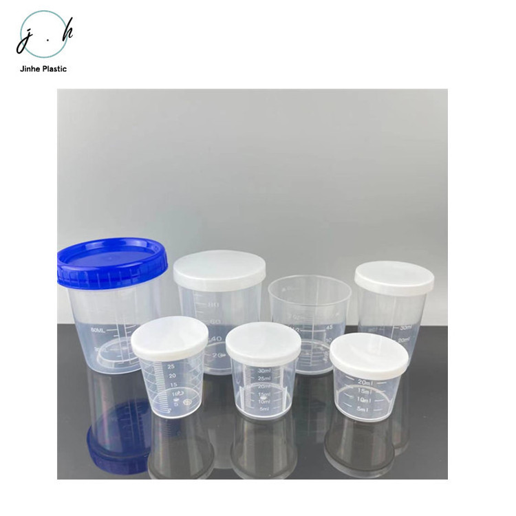 High Quality Plastic Graduated Measuring Cups With Lid Measuring Cylinder For Lab