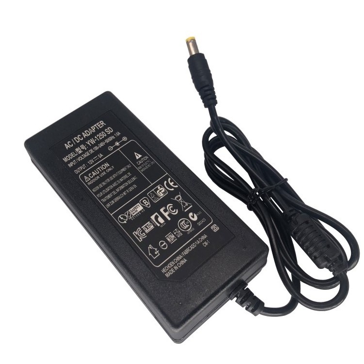 Cheap price 60w 12v 5a desktop power adapter supply for LED light cctv camera