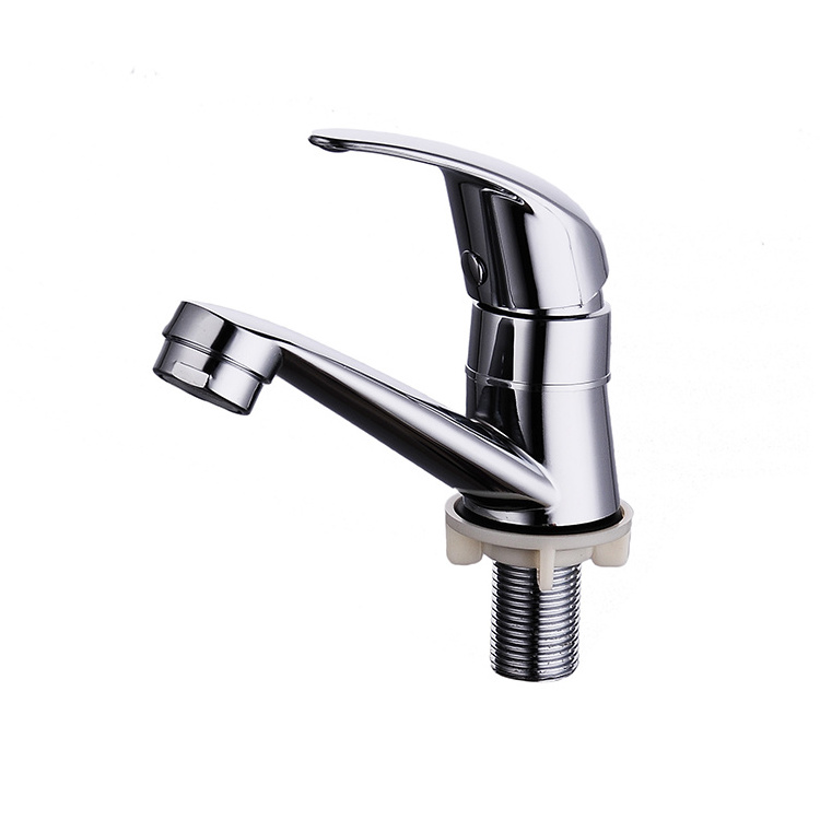 Cheap Price Sanitary Ware Modern Bathroom Sink Tap Lavatory Zinc Handle Bathroom Faucet Type Of Water Tap Faucet Basin Cold