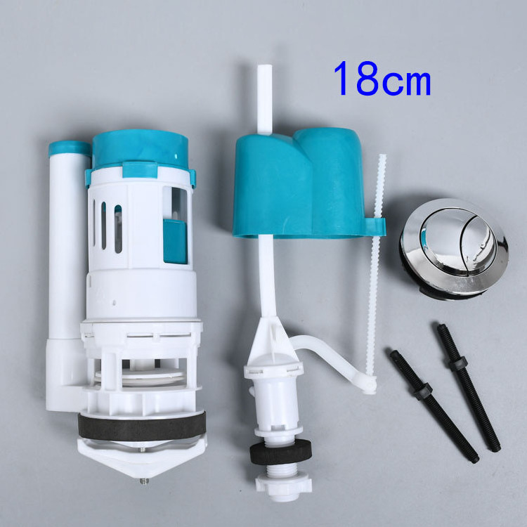 Toilet Cistern Dual Flush Valve Push Button Good Quality  Toilet Cistern Fitting Water Tank Accessories Inlet Valve