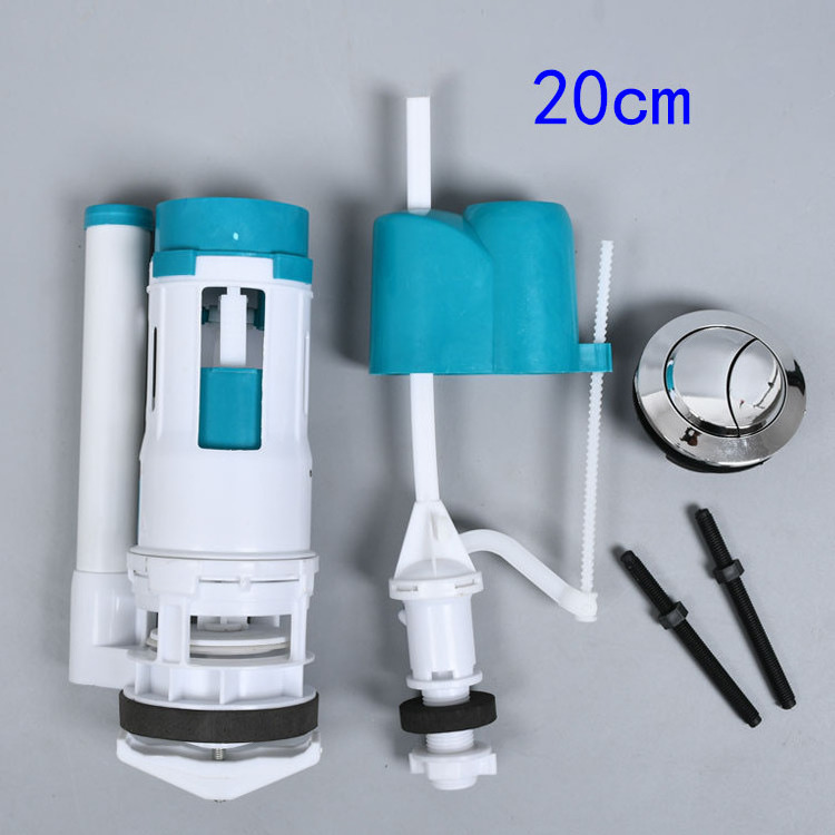 Toilet Cistern Dual Flush Valve Push Button Good Quality  Toilet Cistern Fitting Water Tank Accessories Inlet Valve