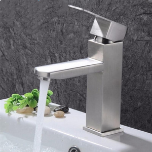 High Quality With 5 Years Warranty Basin Faucet Stainless Steel 304 Hot And Cold Basin Mixer Sink Bathroom Tap