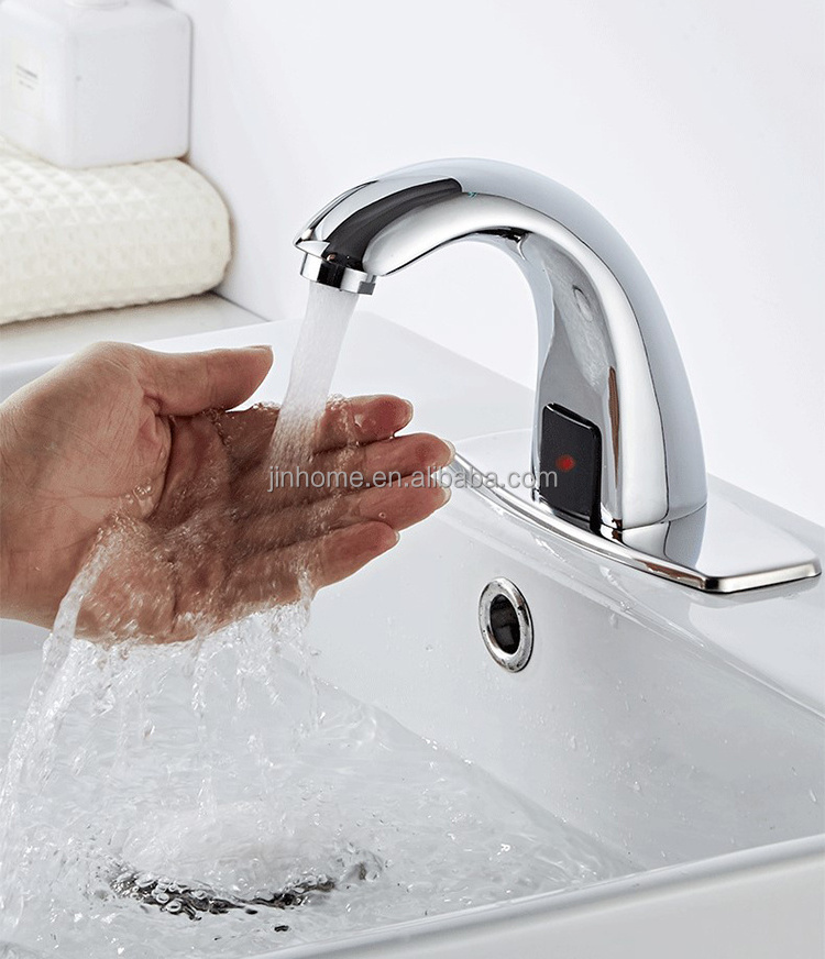 High Quality Deck Mounted Water Saved Bathroom Lavatory Toilet Tap Automatic Sensor Faucet