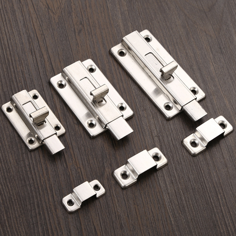 Stainless Steel Flip Gate Latches Barn Latch Sliding Door Latch Safety Door Lock Brushed Finish