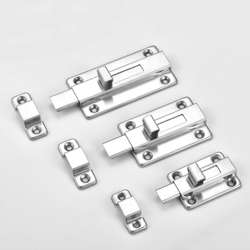 Stainless Steel Flip Gate Latches Barn Latch Sliding Door Latch Safety Door Lock Brushed Finish