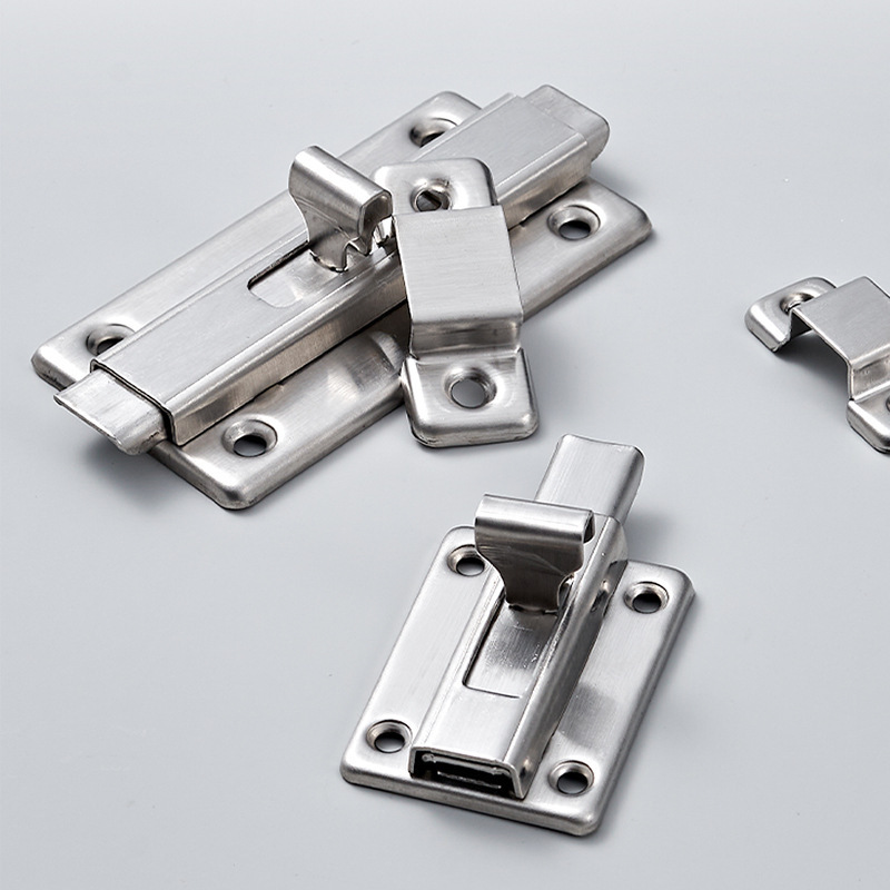 Stainless Steel Flip Gate Latches Barn Latch Sliding Door Latch Safety Door Lock Brushed Finish