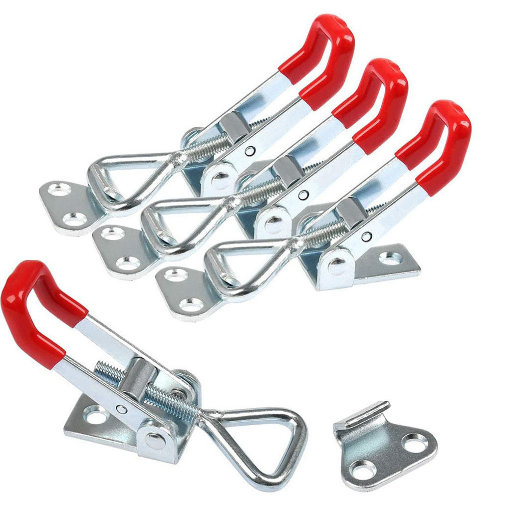 Custom Sheet Metal Fabrication Stainless Steel Stamping Adjustable Toggle Spring Latches Draw Latch Hardware Toggle Clamps