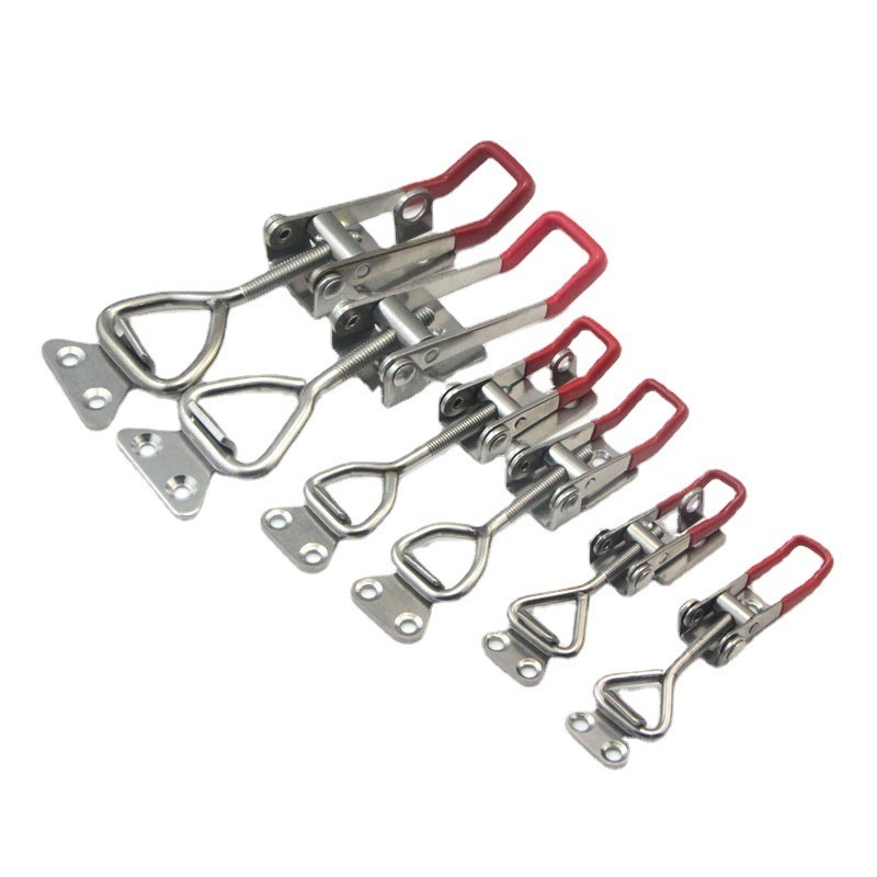 Custom Sheet Metal Fabrication Stainless Steel Stamping Adjustable Toggle Spring Latches Draw Latch Hardware Toggle Clamps