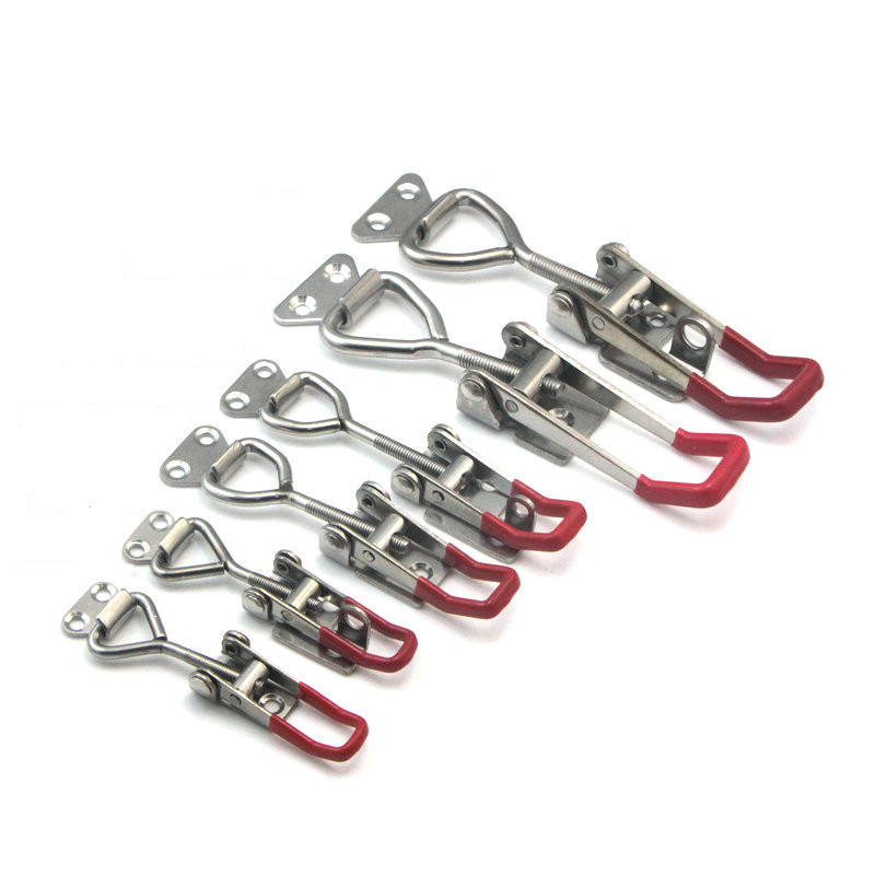 Custom Sheet Metal Fabrication Stainless Steel Stamping Adjustable Toggle Spring Latches Draw Latch Hardware Toggle Clamps