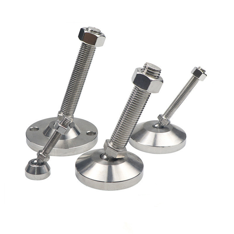 Wholesale Carbon Steel Swivel Adjustable Feet Metal Machine Feet Heavy Duty Leveling Feet